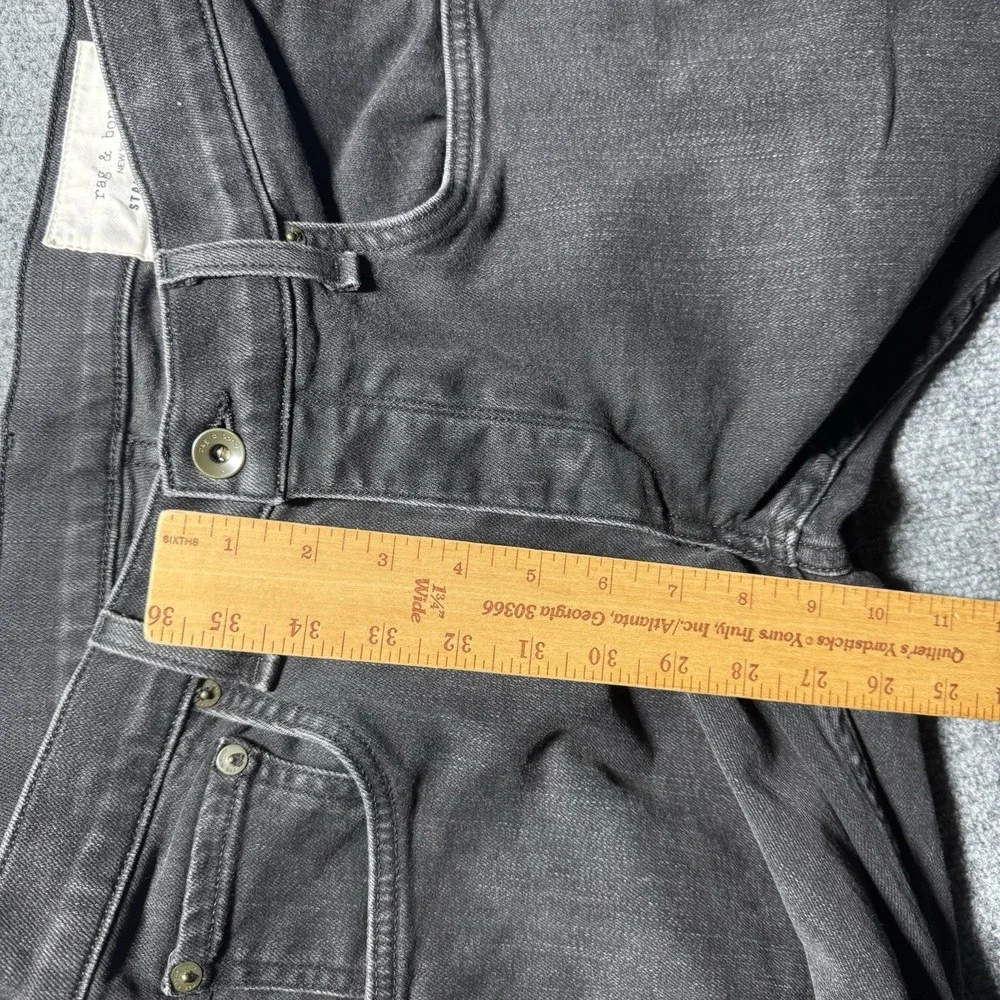 Rag & Bone Fit 2 Slim Jeans Mens‎ 29x33 Black Slim Straight Denim Casual Pants